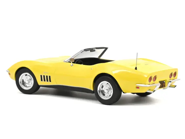 1969 Chevrolet Corvette Cabriolet Daytona Yellow 1/18 Diecast Model Car by Norev #3