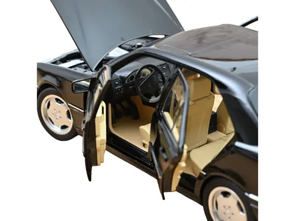 1993 Mercedes-Benz C36 AMG Black Metallic 1/18 Diecast Model Car by Norev #4