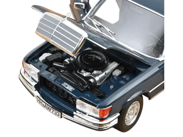 1979 Mercedes-Benz 350 SEL Hansa Blue 1/18 Diecast Model Car by Norev #3