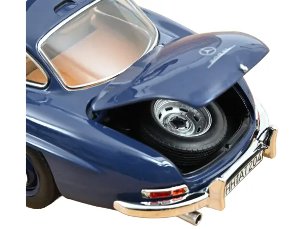 1954 Mercedes-Benz 300 SL Blue 1/18 Diecast Model Car by Norev #5