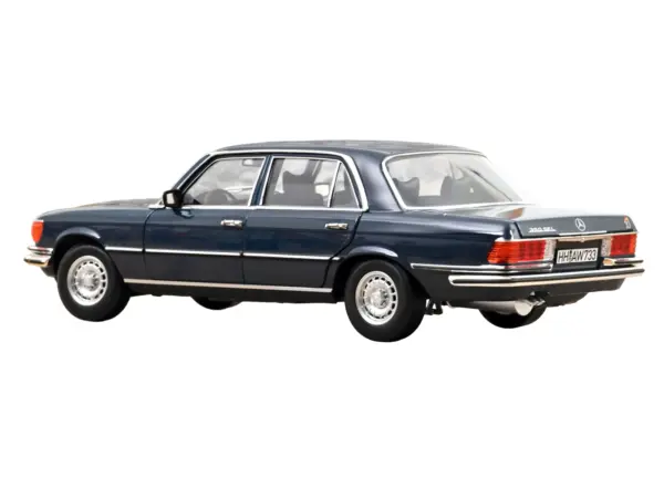 1979 Mercedes-Benz 350 SEL Hansa Blue 1/18 Diecast Model Car by Norev #5