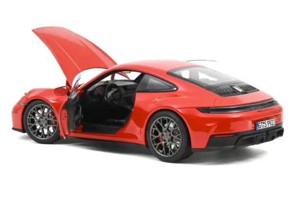 2024 Porsche 911 Carrera 4 GTS Guards Red 1/18 Diecast Model Car by Norev #2