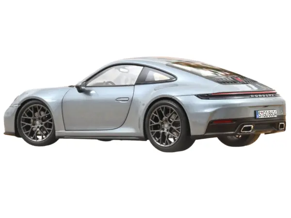 2024 Porsche 911 Carrera Polar Silver Metallic 1/18 Diecast Model Car by Norev #5