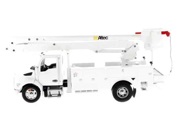 Kenworth T380 with Altec AA55 Aerial Service Truck White "Transport Series" 1/32 Diecast Model by Diecast Masters #2