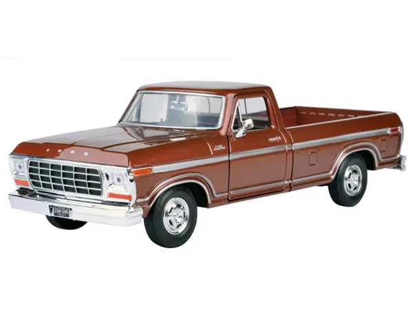 1979 Ford F-150 Pickup Truck Brown 1/24 Diecast Model Car by Motormax #2