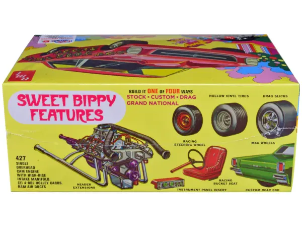 Skill 2 Model Kit 1966 Ford Galaxie 500 Hardtop "Sweet Bippy" 4-in-1 Kit 1/25 Scale Model by AMT #2