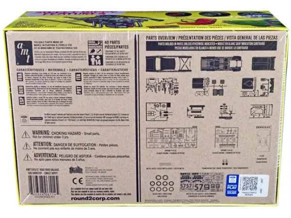 Skill 2 Model Kit 1966 Ford Galaxie 500 Hardtop "Sweet Bippy" 4-in-1 Kit 1/25 Scale Model by AMT #4