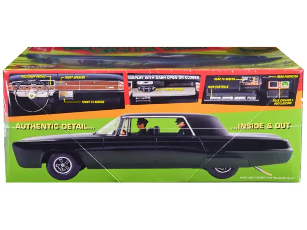 Skill 2 Model Kit Black Beauty "The Green Hornet" (1966–1967) TV Series with Green Hornet and Kato Figures 1/25 Scale Model by AMT #2