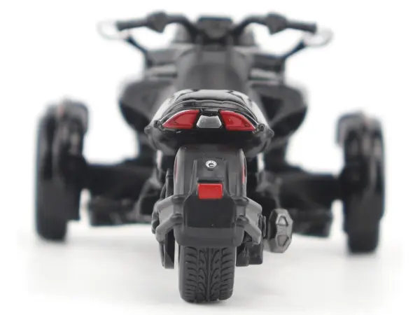 Can-Am Spyder F3 3-Wheel Motorcycle Steel Black Metallic 1/32 Diecast Model by BRP Models #5