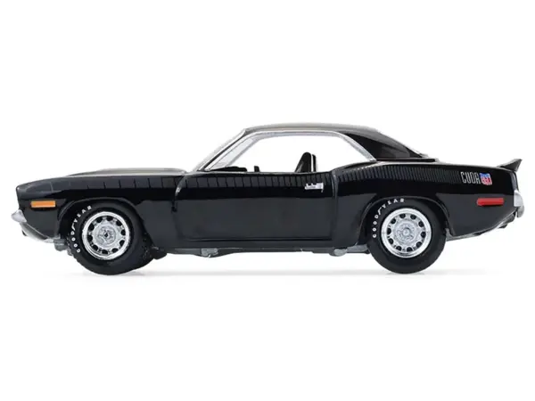 1970 Plymouth 'Cuda AAR Black with Gray Stripes "Barrett-Jackson" Series 16 1/64 Diecast Model Car by Greenlight #3