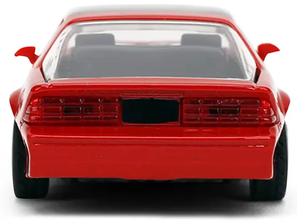1985 Chevrolet Camaro Red with Black Top and Stripes "Collection" Series 1/64 Diecast Model Car by Majorette #5