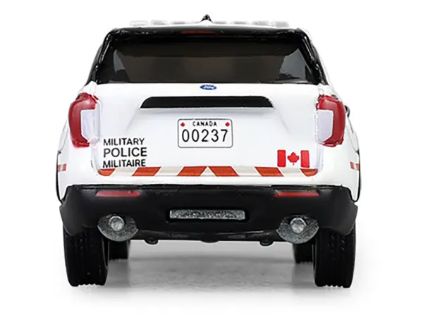 2024 Ford Police Interceptor Utility "Canada Military Police" White with Graphics "Hot Pursuit - Canada Special Edition" Series 1/64 Diecast Model Car by Greenlight #5