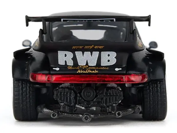 RWB 930 Circuit Specification #44 "Stella Artois" Matt Black 1/64 Diecast Model Car by Model Model #4