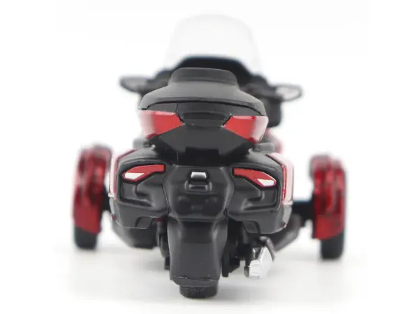 Can-Am Spyder RT Limited 3-Wheel Motorcycle Deep Marsala Red Metallic with Driver Figure 1/32 Diecast Model by BRP Models #5