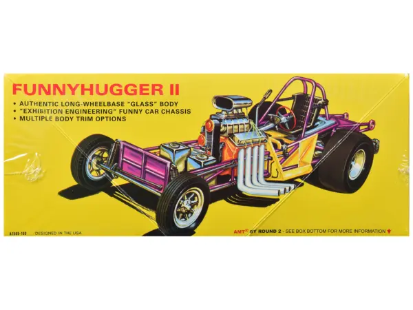 Skill 2 Model Kit of Chevrolet Camaro Funny Car "Funny Hugger II" 1/25 Scale Model by AMT #3