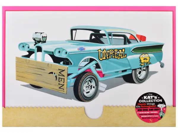 Skill 2 Model Kit of 1958 Edsel Funny Car "Unreal" 1/25 Scale Model by AMT #1