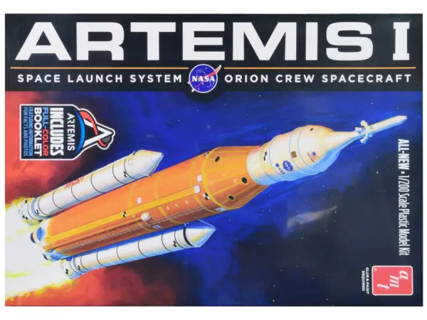 Skill 2 Model Kit NASA Artemis-1 Space Launch System Orion Crew Spacecraft 1/200 Scale Model by AMT #1