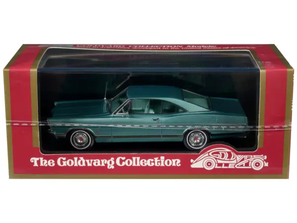 1967 Ford Galaxie Clearwater Aqua Metallic with Aqua Interior Limited Edition to 200 pieces Worldwide 1/43 Model Car by Goldvarg Collection #3