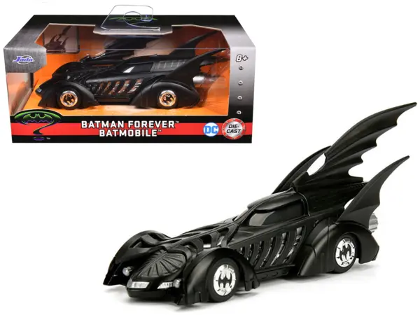 Batmobile Black "Batman Forever" (1995) Movie "Hollywood Rides" Series 1/32 Diecast Model Car by Jada #1