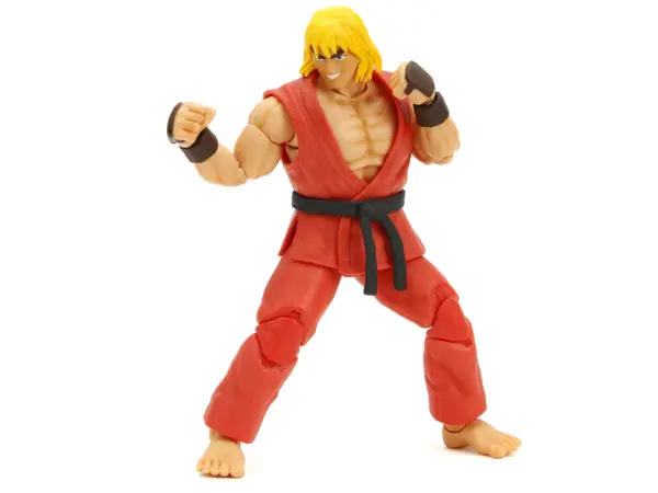 Ken 6" Moveable Figure with Accessories and Alternate Head and Hands "Ultra Street Fighter II: The Final Challengers" (2017) Video Game Model by Jada #3