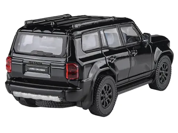 2024 Toyota Land Cruiser 250 Prado Black 1/64 Diecast Model Car by Paragon Models #3