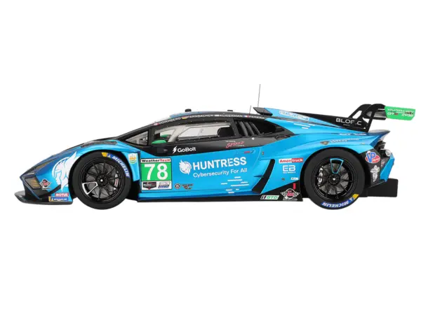 Lamborghini Huracan GT3 EVO2 #78 Mario Farnbacher - Misha Goikhberg - Parker Kligerman - Franck Perera "Forte Racing" IMSA "24 Hours of Daytona" (2025) 1/18 Model Car by Top Speed #3