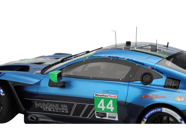 Aston Martin Vantage GT3 EVO #44 Andy Lally - John Potter - Spencer Pumpelly - Nicki Thiim "Magnus Racing" IMSA "24 Hours of Daytona" (2025) 1/18 Model Car by Top Speed #2