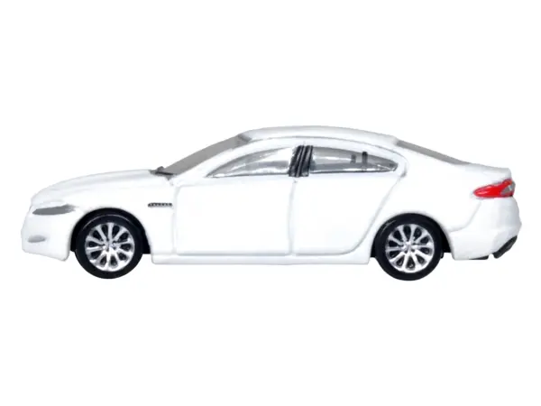 Jaguar XF RHD (Right Hand Drive) Polaris White 1/148 (N) Scale Diecast Model Car by Oxford Diecast #2