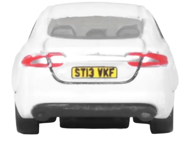 Jaguar XF RHD (Right Hand Drive) Polaris White 1/148 (N) Scale Diecast Model Car by Oxford Diecast #5