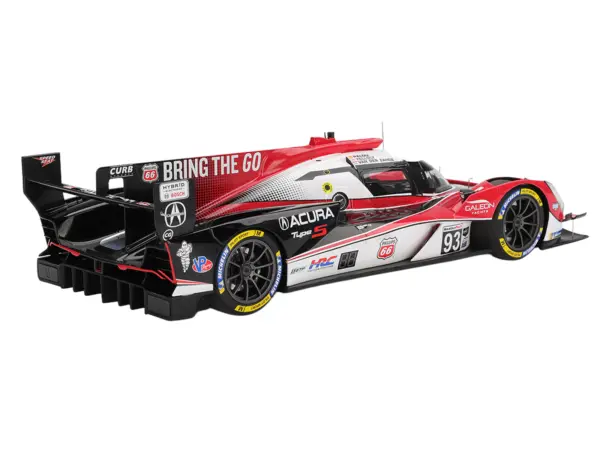 Acura ARX-06 #93 Alex Palou - Renger van der Zande - Nick Yelloly "Acura Meyer Shank Racing" 3rd Place GTP IMSA "12 Hours of Sebring" (2025) 1/18 Model Car by Top Speed #5