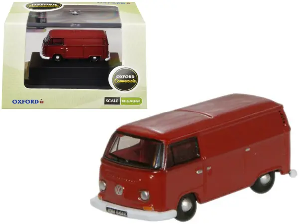 Volkswagen T2 Van Senegal Red 1/148 (N) Scale Diecast Model Car by Oxford Diecast #1