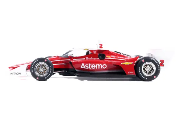 Dallara IndyCar #2 Josef Newgarden "Astemo" Team Penske (Road Course Configuration) "NTT IndyCar Series" (2026) 1/18 Diecast Model Car by IXO Models #2
