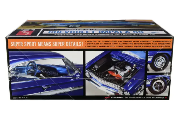 Skill 2 Model Kit 1961 Chevrolet Impala SS 1/25 Scale Model by AMT #2