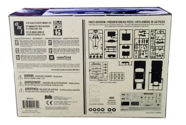 Skill 2 Model Kit 1961 Chevrolet Impala SS 1/25 Scale Model by AMT #4