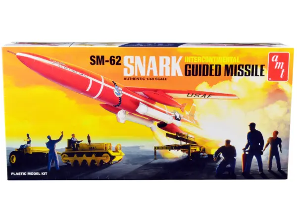 Skill 2 Model Kit Northrop SM-62 Snark Intercontinental Guided Missile 1/48 Scale Model by AMT #1