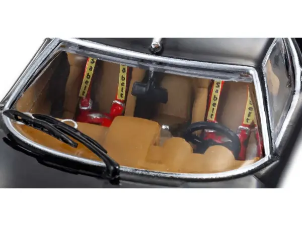 Lamborghini Miura SVR Black with Gold Accents and Wheels 1/43 Diecast Model Car by Kyosho #2