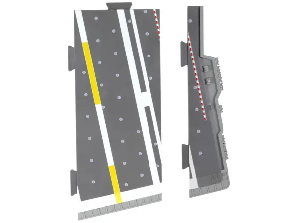 Grumman F-14B Tomcat Fighter Aircraft "VF-142 Ghostriders" and Section K of USS Enterprise (CVN-65) Aircraft Carrier Display Deck "Legendary F-14 Tomcat" Series 1/200 Diecast Model by Forces of Valor #5