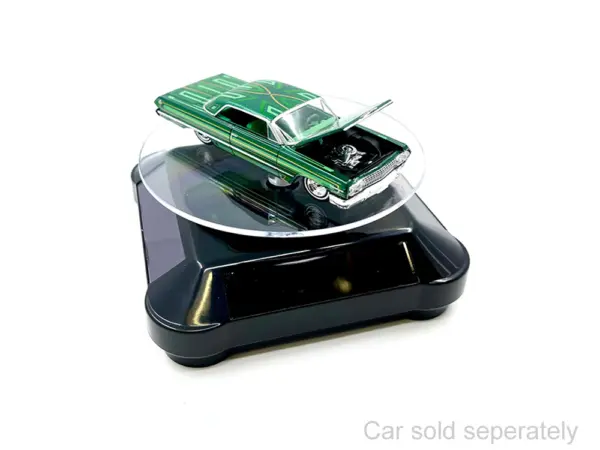 3.5″ Solar Rotating Display Stand with Black Base for 1/64 Scale Model Cars11 #4