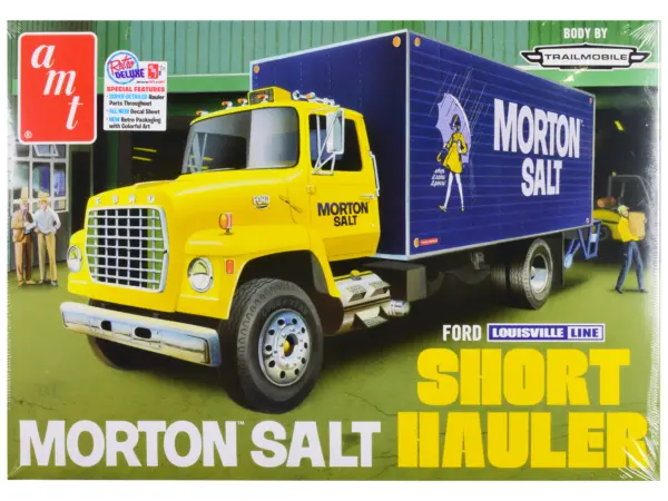 Skill 3 Model Kit Ford Louisville Line Short Hauler "Morton Salt" 1/25 Scale Model by AMT #1