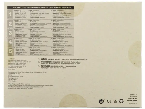 Level 5 Model Kit Land Rover Series III 109 Long Wheelbase Station Wagon 1/24 Scale Model by Revell #4