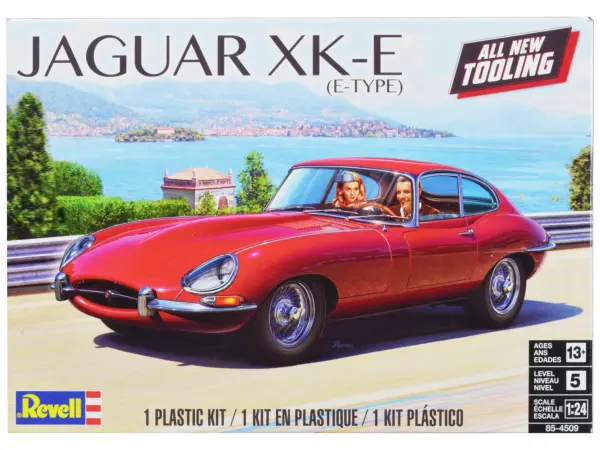 Level 5 Model Kit Jaguar XK-E (E-Type) 1/24 Scale Model by Revell #1