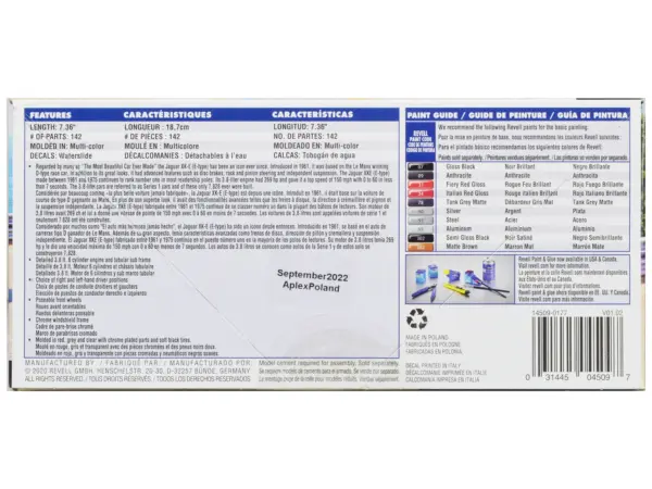 Level 5 Model Kit Jaguar XK-E (E-Type) 1/24 Scale Model by Revell #2