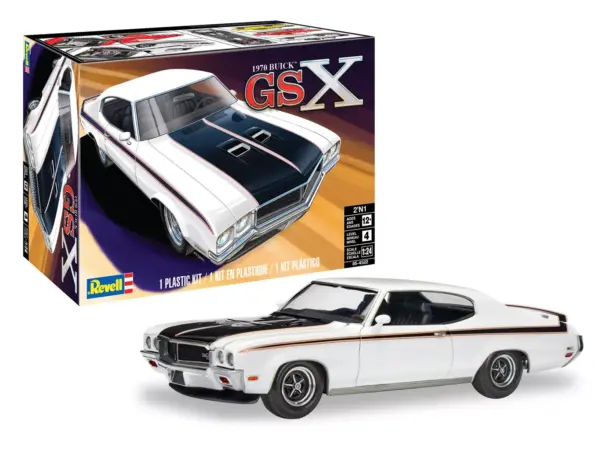 Level 4 Model Kit 1970 Buick GSX 2-in-1 Kit 1/24 Scale Model by Revell #2