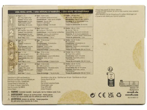Level 5 Model Kit Jaguar XK-E (E-Type) 1/24 Scale Model by Revell #4