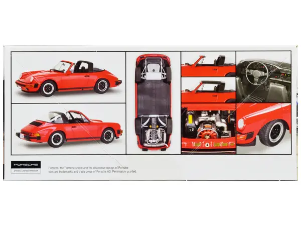 Level 4 Model Kit Porsche 911 Carrera 3.2 Targa 2-in-1 Kit 1/24 Scale Model by Revell #3