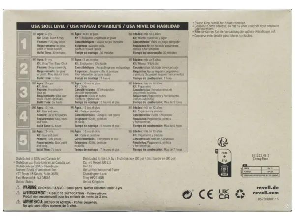 Level 4 Model Kit 1970 Buick GSX 2-in-1 Kit 1/24 Scale Model by Revell #5