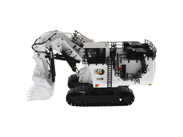 CAT Caterpillar 6060 Hydraulic Mining Front Shovel Coal Configuration White "High Line Series" 1/87 (HO) Scale Diecast Model by Diecast Masters #3