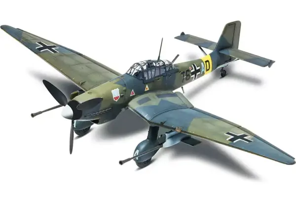 Level 4 Model Kit Junkers STUKA JU 87G-1 Tank Buster Bomber Aircraft 1/48 Scale Model by Revell #5