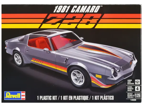 Level 4 Model Kit 1981 Chevrolet Camaro Z/28 1/25 Scale Model by Revell #1