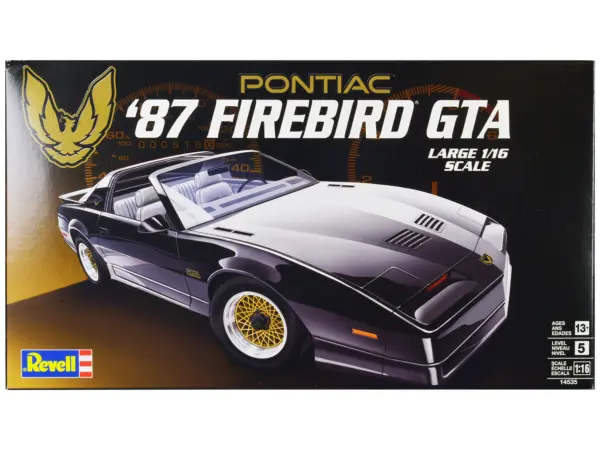 Level 5 Model Kit 1987 Pontiac Firebird GTA 1/16 Scale Model by Revell #1